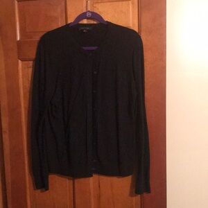 Black Button-Up Cardigan